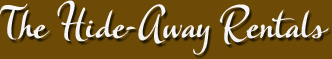 The Hide Away Rental Logo